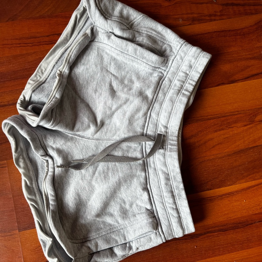lululemon athletica Light Gray Athletic Shorts